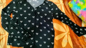 Attractive Black Korean Shirt