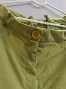Green Casual Pants