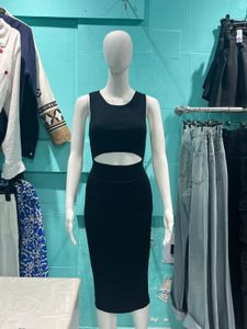 Cut Out Black Dress Size Available