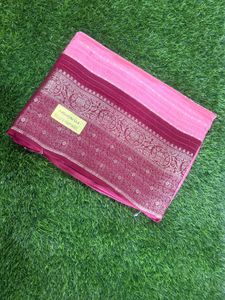 Elegant Pink Saree for women’s and girls