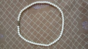 White Beaded Necklace