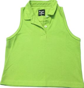 Green Crop Top And White Crop Top Combo
