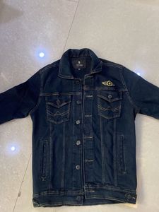Stylish Dark Denim Jacket for Men (Size M) – Trend