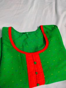 Green Kurti For Women