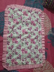 PINK FLOWER PILLOW COVER CASE 1 PIECE ONLY