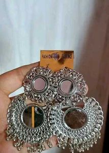 Unique Handmade Oxidized Afghani  Earring