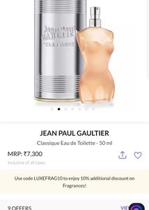 Jean Paul Gaultier Classique EDT