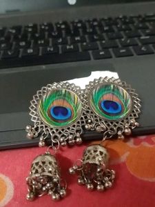 Peacock Design Earring