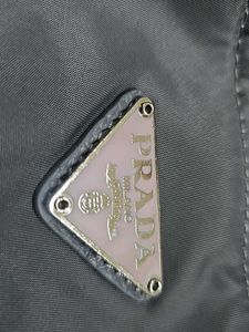 Prada Nylon &amp; Leather Handbag
