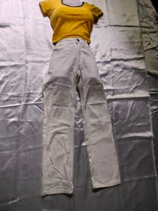 White Denim Jeans