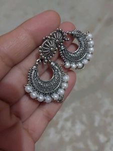Oxidized Earring