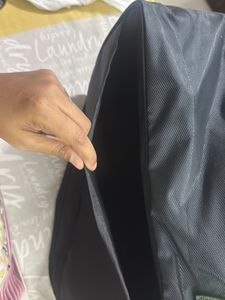 Black &amp; Green Messenger Bag
