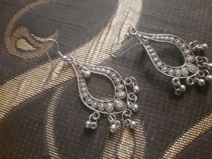 Silver Drop Earrings