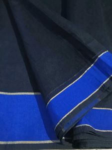 Blue &amp; Black Ethnic Saree