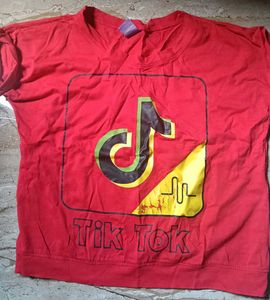 Red TikTok Graphic Tee