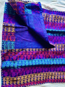 Purple Chanderi  Silk Kurti