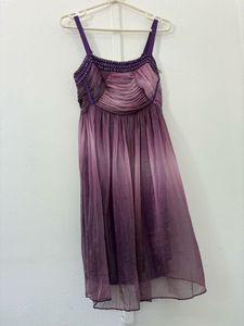 Y2K Purple Ombre Dress