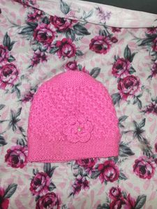 Embellished Blue Knit sweater cardigan and black s