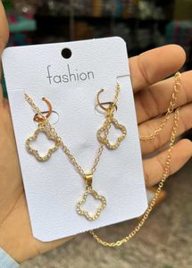 Stone Chain Pendant Jewellery Set | Women
