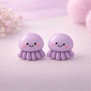 Cute Jellyfish Stud Earrings