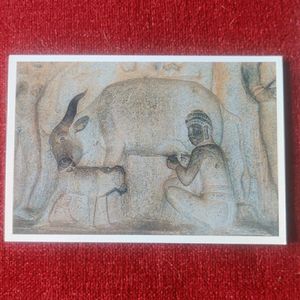 Mahabalipuram Cave Temple postcards
