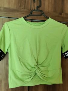 Urbanic Top Neon Green Color Size-s