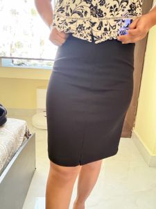 Classic Black Pencil Skirt