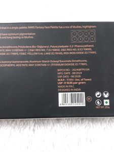 MARS Fantasy Face Palette for Makeup with Blushes,