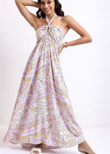 Halter Neck Maxi Dress