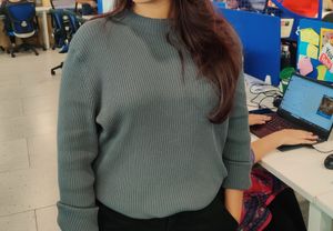 Gray Knit Pullover