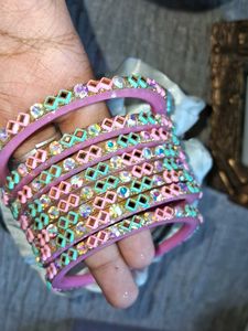 Beautiful Bangles With Earrings