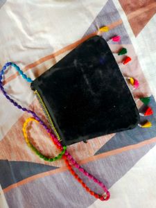 Handmade Embroidered Elephant Purse