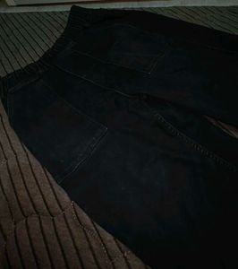 Dark Wash Denim Joggers