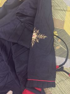 Elegant Black Embroidered Kurta