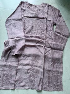 Lukhnowi Straight Cut Kurtti