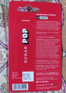 SUGAR POP TINTED NOURISHING LIP BALM