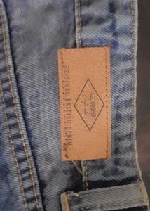 Frayed Denim Shorts