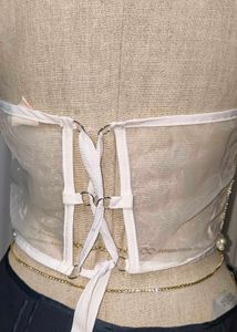 Pearl Embellished Corset Blet