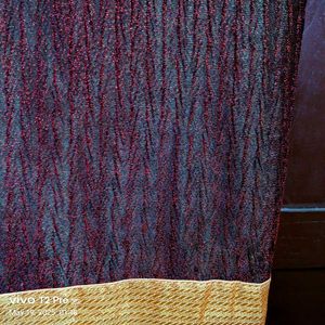 Double Shaded Brown Golden Saree