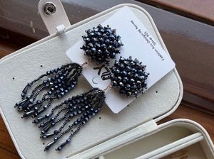 Long Crystal Fashion Earrings