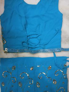 SALE🔥Embellished Lahenga Choli Set 💙