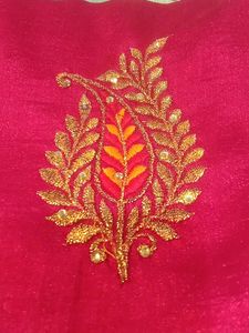 Elegant rose  Saree