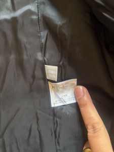Black Double Breasted Coat