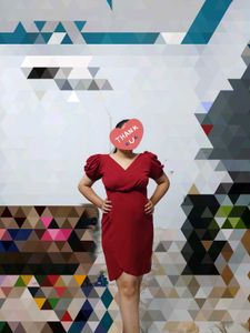 Chic Red Wrap Dress