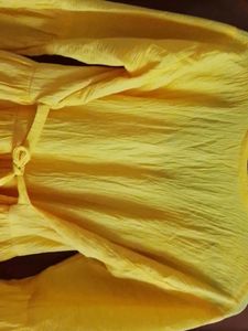 Yellow Embroidered Dress