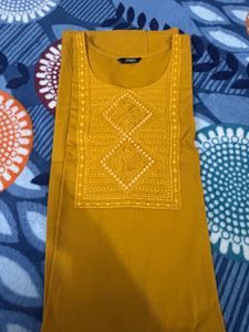 Mustard Kurta