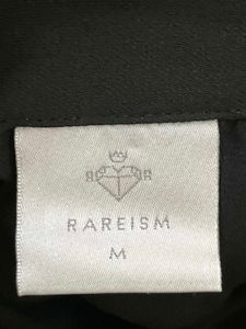 rareism black shirt dress with belt