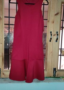 Red Skater Mini Dress