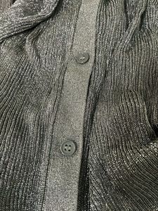 Partywear Sparkly glitter Ribbed Shirt