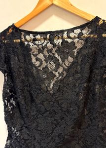 Beautiful Black Lace Top
